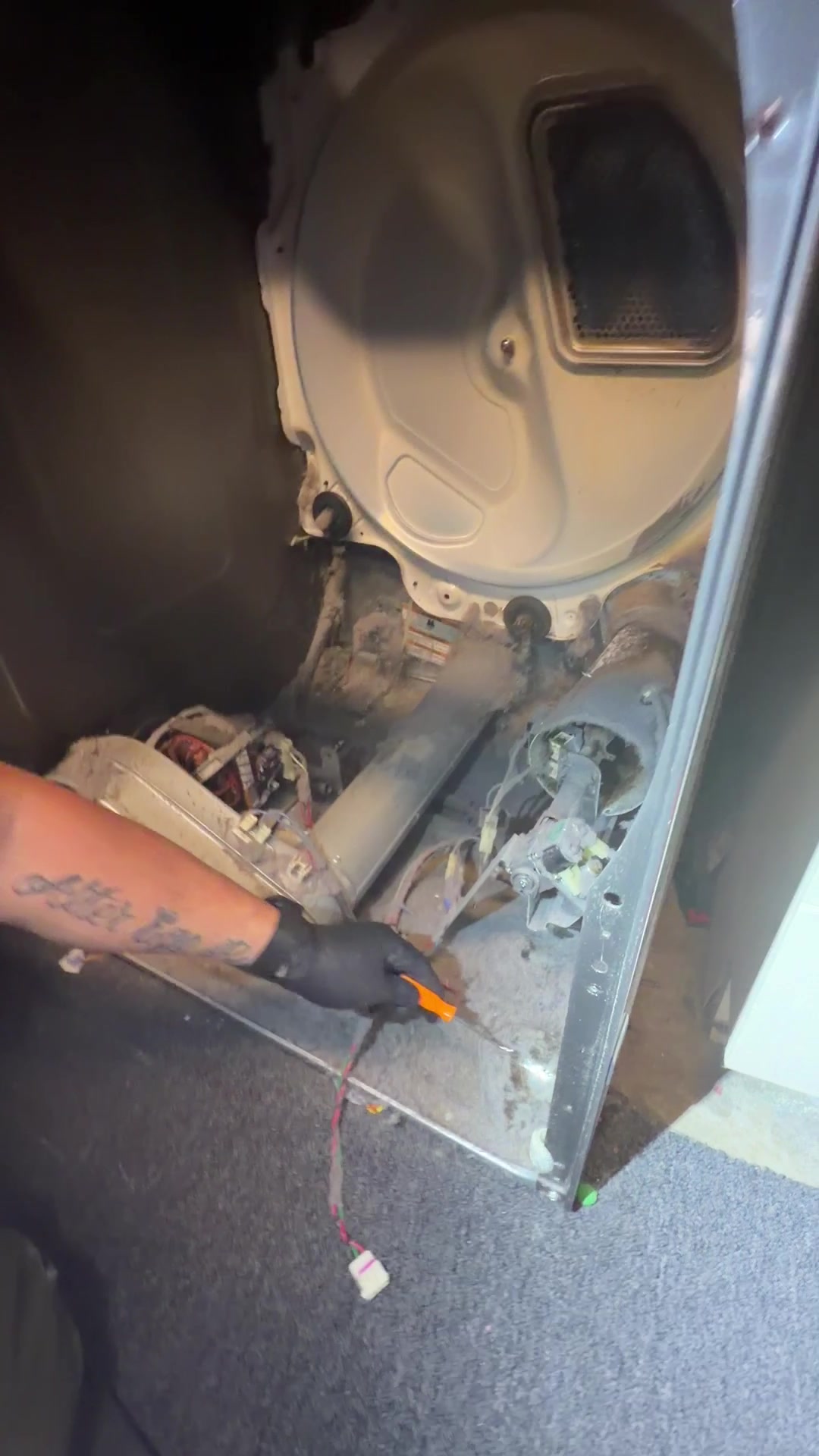 Dryer motor repair